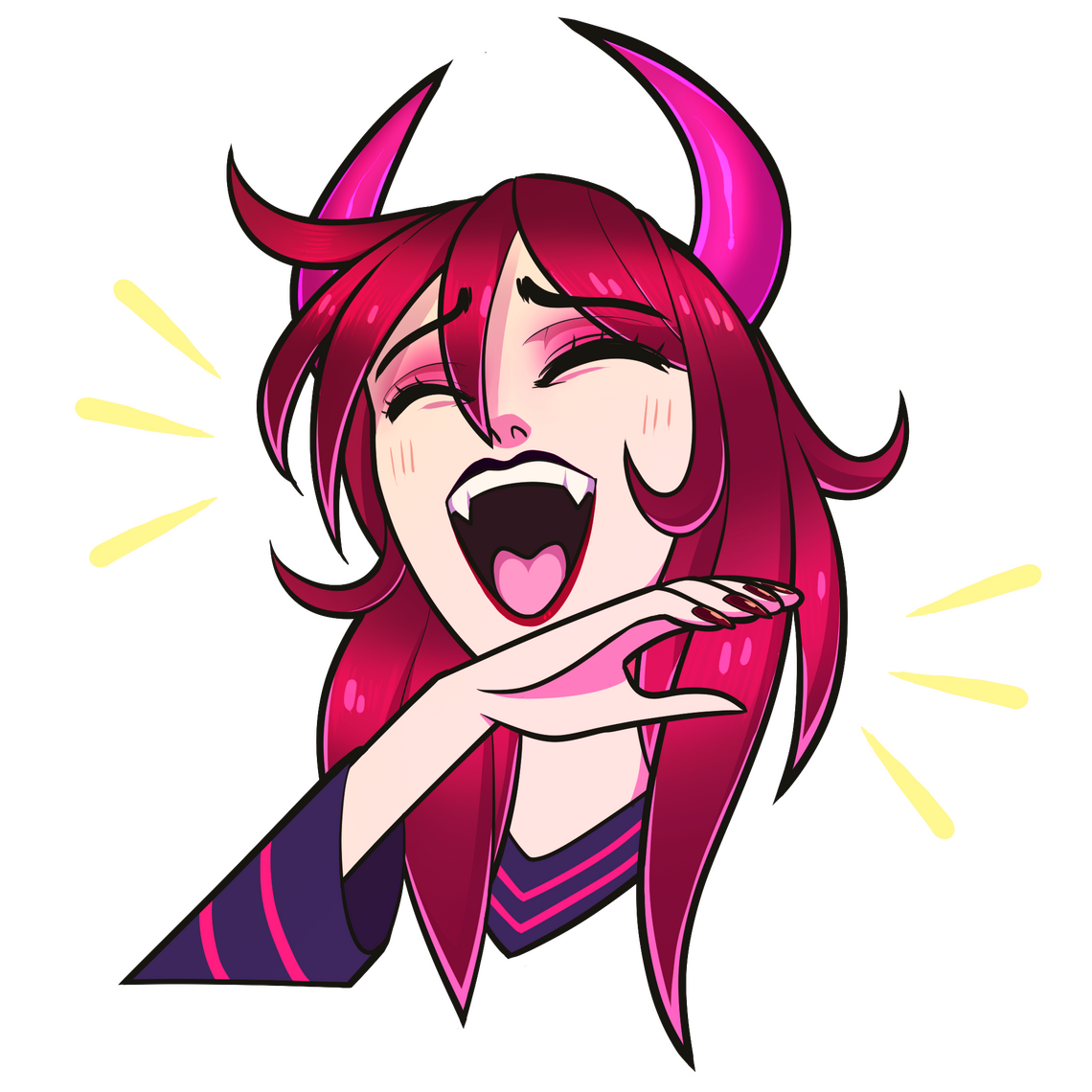 Morgana Laughter emote