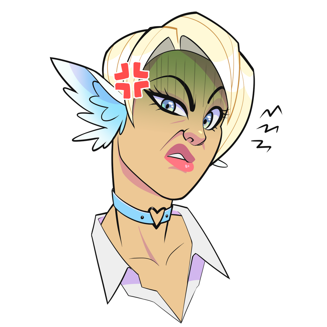 Genevieve Disgust emote