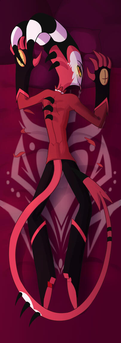 Blitzo clothed back daki mockup